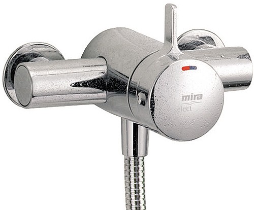 Exposed Thermostatic Shower Valve (Chrome). additional image