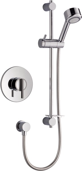 Concealed Thermostatic Shower Valve With Shower Kit (Chrome). additional image