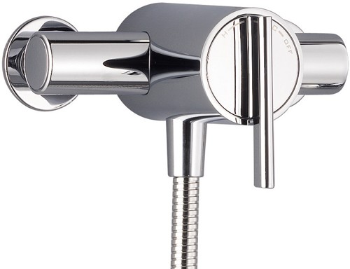 Exposed Thermostatic Shower Valve (Chrome). additional image