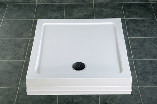 Easy Plumb Low Profile Square Shower Tray. 1000x1000x40mm. additional image