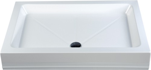 Easy Plumb Stone Resin Rectangular Tray. 900x760x110mm. additional image