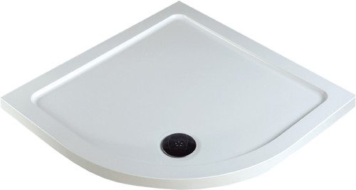 Acrylic Capped Low Profile Quad Shower Tray. 800x800x40mm. additional image