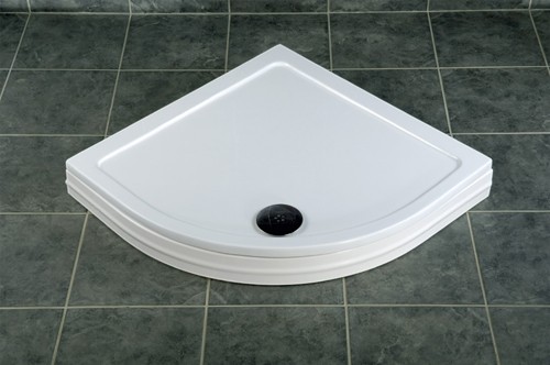 Easy Plumb Low Profile Quad Shower Tray. 800x800x40mm. additional image