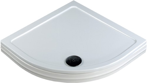 Easy Plumb Low Profile Quad Shower Tray. 900x900x40mm. additional image