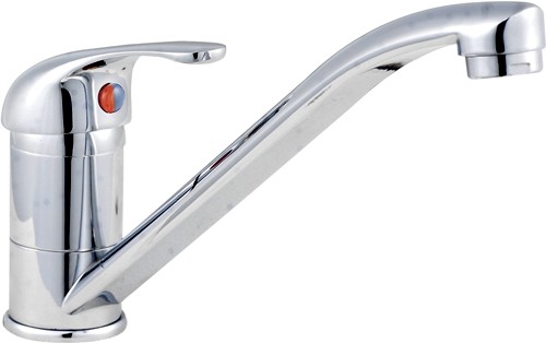 Kitchen Tap With Swivel Spout (Chrome). additional image
