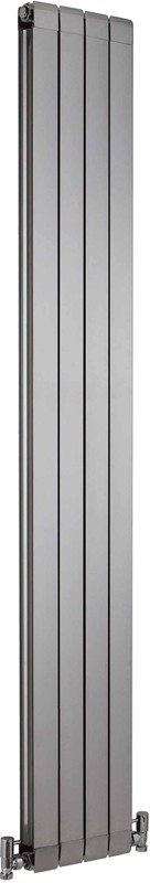 Myrtle Vertical Radiator (Silver). 255x1800mm. 4105 BTU. additional image