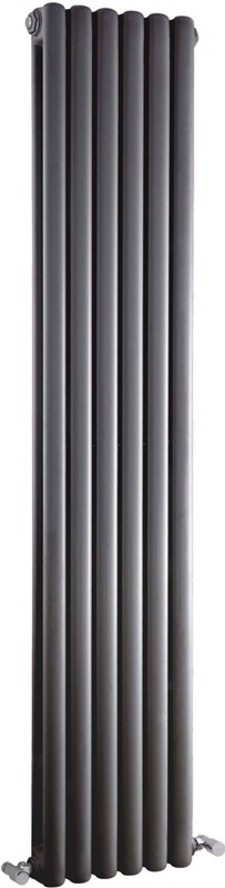 Peony Double Radiator. 6702 BTU (Anthracite). 1800mm Tall. additional image