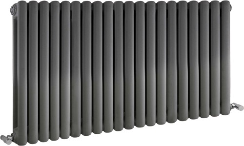 Peony Double Radiator. 7108 BTU (Anthracite). 1223x635mm. additional image