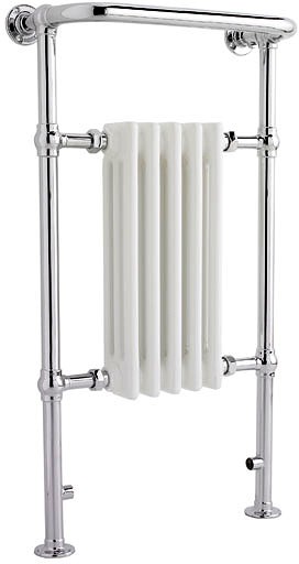 Harrow Traditional Heated Towel Rail. 540x965mm. 1875 BTU. additional image