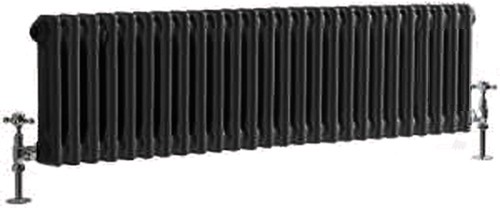 Regency 2 Column Radiator (Black). 1055x400mm. 3104 BTU. additional image