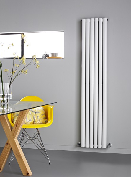 Ricochet Vertical Radiator (White). 354x1750mm. additional image