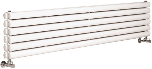 Ricochet Horizontal Radiator (White). 1750x354mm. additional image