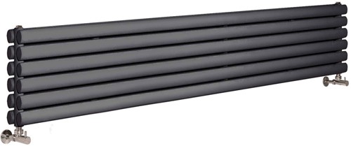 Ricochet Horizontal Radiator (Anthracite). 1750x354mm. additional image