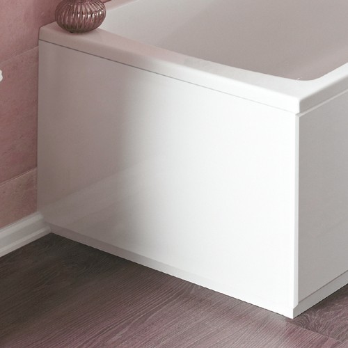 750mm End Bath Panel (White, Acrylic). additional image