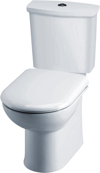 Linton Toilet With Dual Push Flush Cistern & Seat. additional image