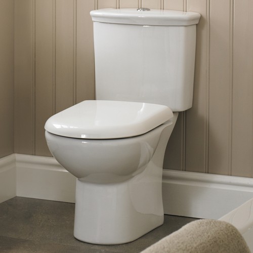 Barmby Toilet With Dual Push Flush Cistern & Seat. additional image