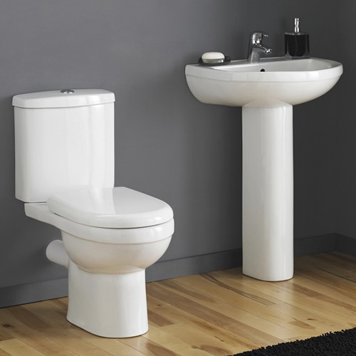 Ivo 4 Piece Bathroom Suite With 550mm Basin (1 Tap Hole). additional image