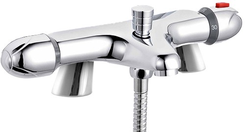 Thermostatic Bath Shower Mixer Tap (Chrome). additional image