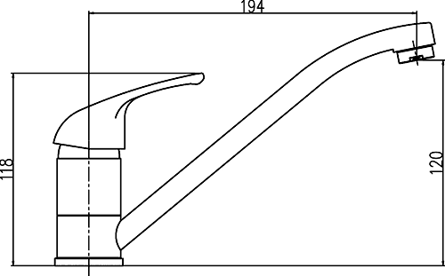 Kitchen Sink, Waste & Tap. 940x490mm (Reversible). additional image