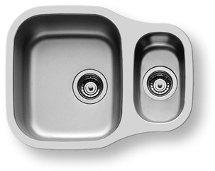 Dione 1.5 Bowl Undermount Kitchen Sink & Waste. 590x460mm. additional image