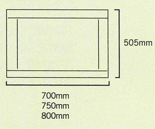 700mm modern bath end panel in birch finish. additional image