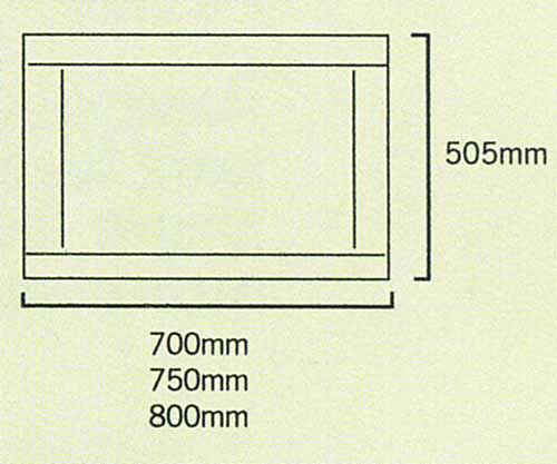 800mm modern bath end panel in birch finish. additional image