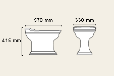 Finesse Bidet with 1 Tap Hole. additional image