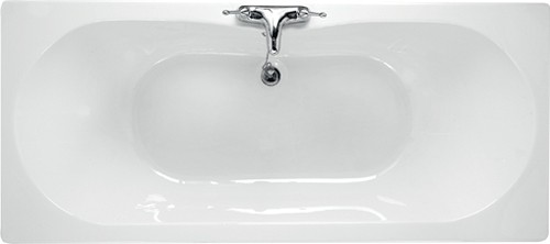 White double ended bath. 1700 x 750mm. Legs included. additional image