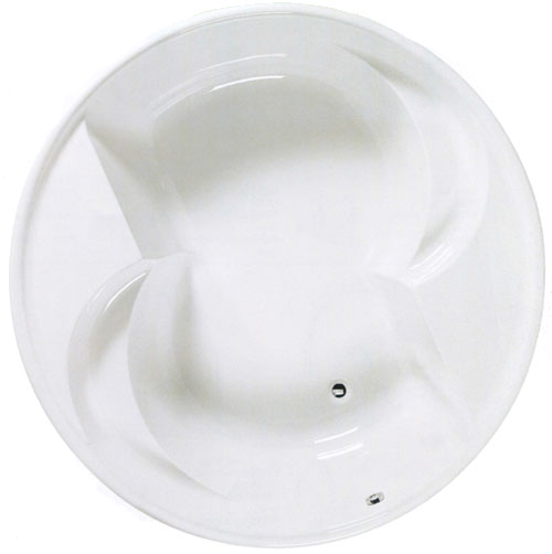 Apollo acrylic circular bath with no tap holes.  1775mm diameter. additional image