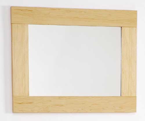 Maple bathroom mirror. Size 500x450mm. additional image