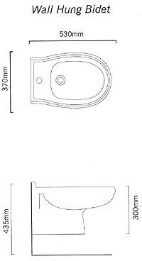 3 Piece Wall Hung Bathroom Suite. additional image