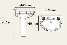 Shell 4 Piece Bathroom Suite additional image