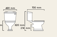 Shell 4 Piece Bathroom Suite additional image