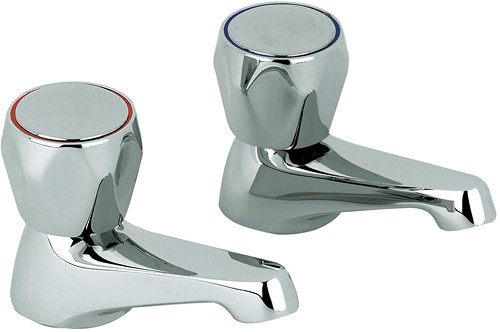 Basin taps (Pair, Chrome) additional image