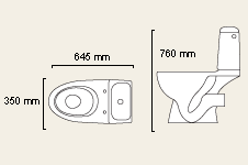 WC with cistern and fittings additional image