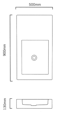 4 Piece Back To Wall Bathroom Suite. additional image