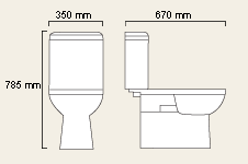 WC with cistern and fittings additional image