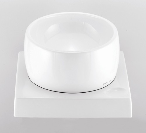 Basin with tray for counter top. 510 x 510mm. 430m diameter. additional image