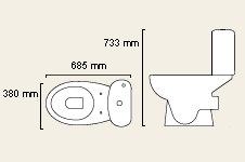 Remo WC with cistern and fittings additional image