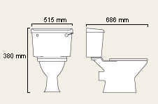 WC with cistern and fittings additional image