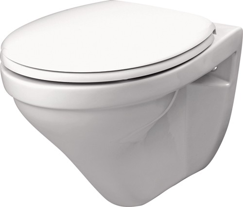 Wall Hung Toilet Pan  & Seat. additional image