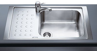 1.0 Bowl Low Profile Stainless Steel Sink, Left Hand Drainer. additional image