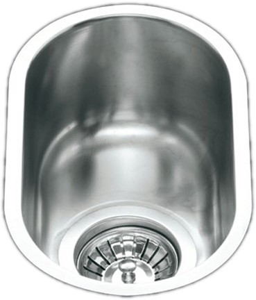1.0 Bowl Oval Stainless Steel Undermount Kitchen Sink. 160mm. additional image