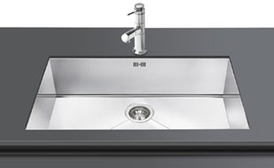 1.0 Bowl Stainless Steel Undermount Kitchen Sink.  720x400mm. additional image