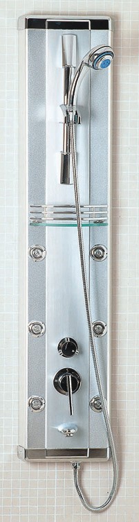 Caspian 6 Jet Shower Panel. additional image