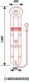 Torrens 6 Jet Shower Panel (Corner Mounting Only) additional image