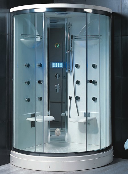 1200x1200 Steam massage shower enclosure for two. Hydra Pro SR-SS006W