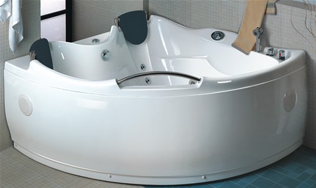 Whirlpool bath for two people.  Right Hand. 1510x1510mm. additional image