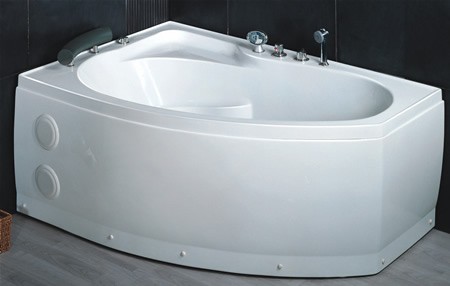 Deluxe Whirlpool Bath.  Right Hand. 1500x1000mm. additional image