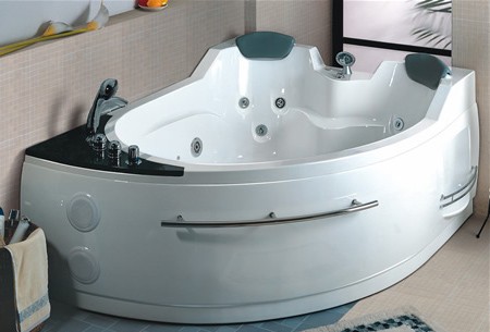 Whirlpool Bath for 2 Persons.  Left Hand. 1695x1330mm. additional image